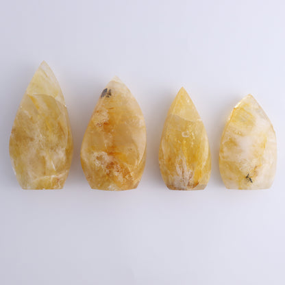 Golden Healer Flames Set of 4 - Expert Wholesale and Supplier of Wholesale Crystals & Bulk Gemstones, ["Brazil","flames","Golden Healer"]