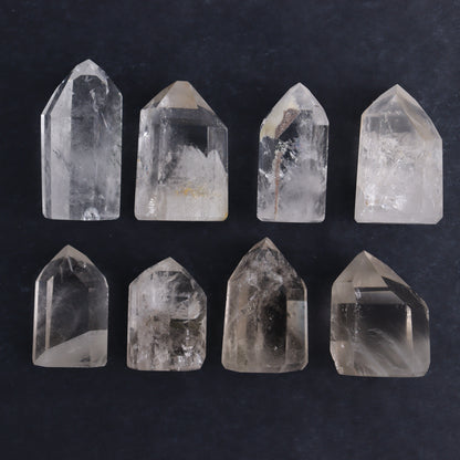 Quartz Towers Set of 8 - Expert Wholesale and Supplier of Wholesale Crystals & Bulk Gemstones, ["Quartz","Towers"]