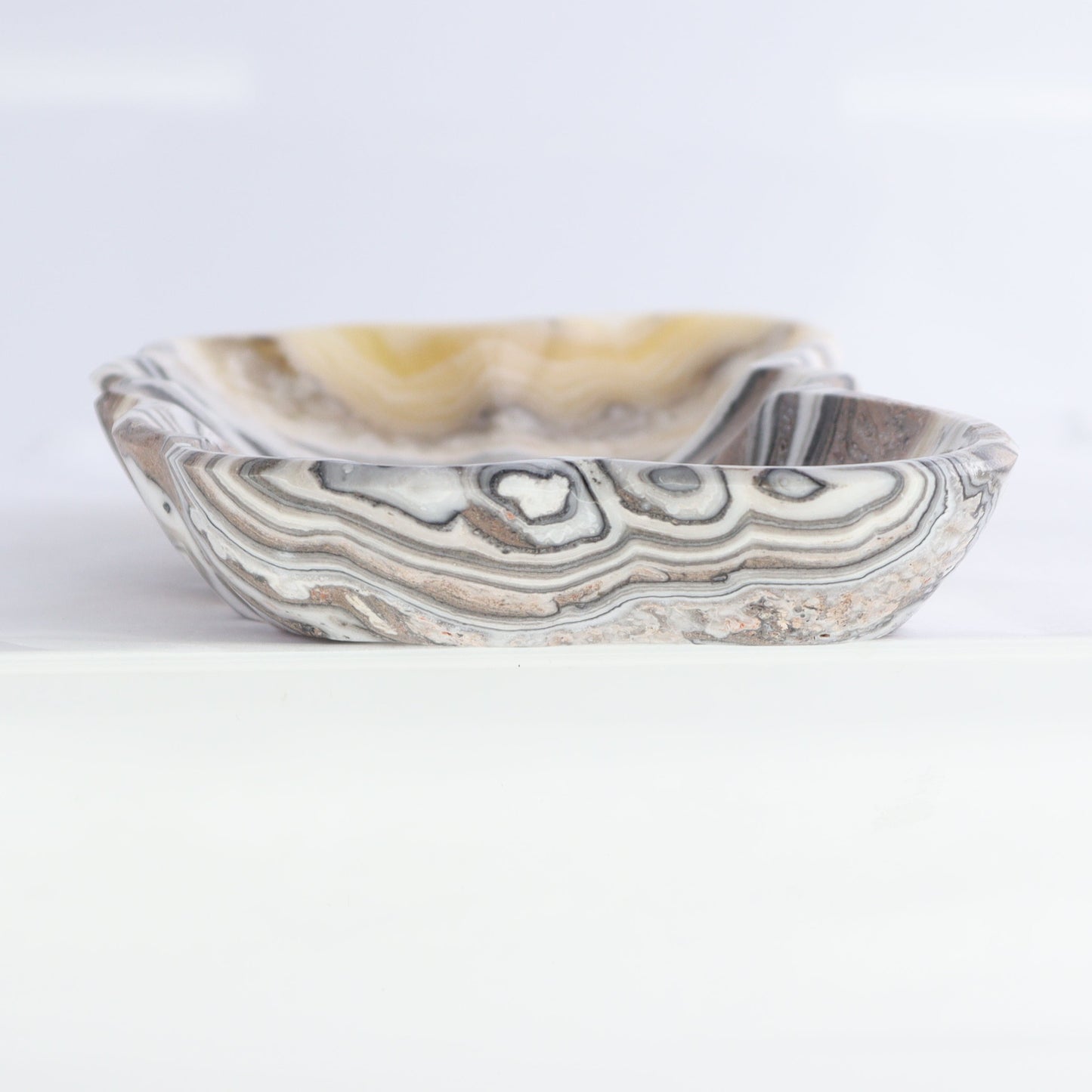 Zebra Onyx Butterfly Bowls Set of 6 - Expert Wholesale and Supplier of Wholesale Crystals & Bulk Gemstones, ["Bowls","Mexico","onyx"]