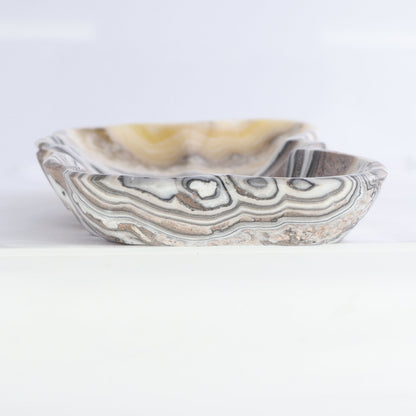 Zebra Onyx Butterfly Bowls Set of 6 - Expert Wholesale and Supplier of Wholesale Crystals & Bulk Gemstones, ["Bowls","Mexico","onyx"]