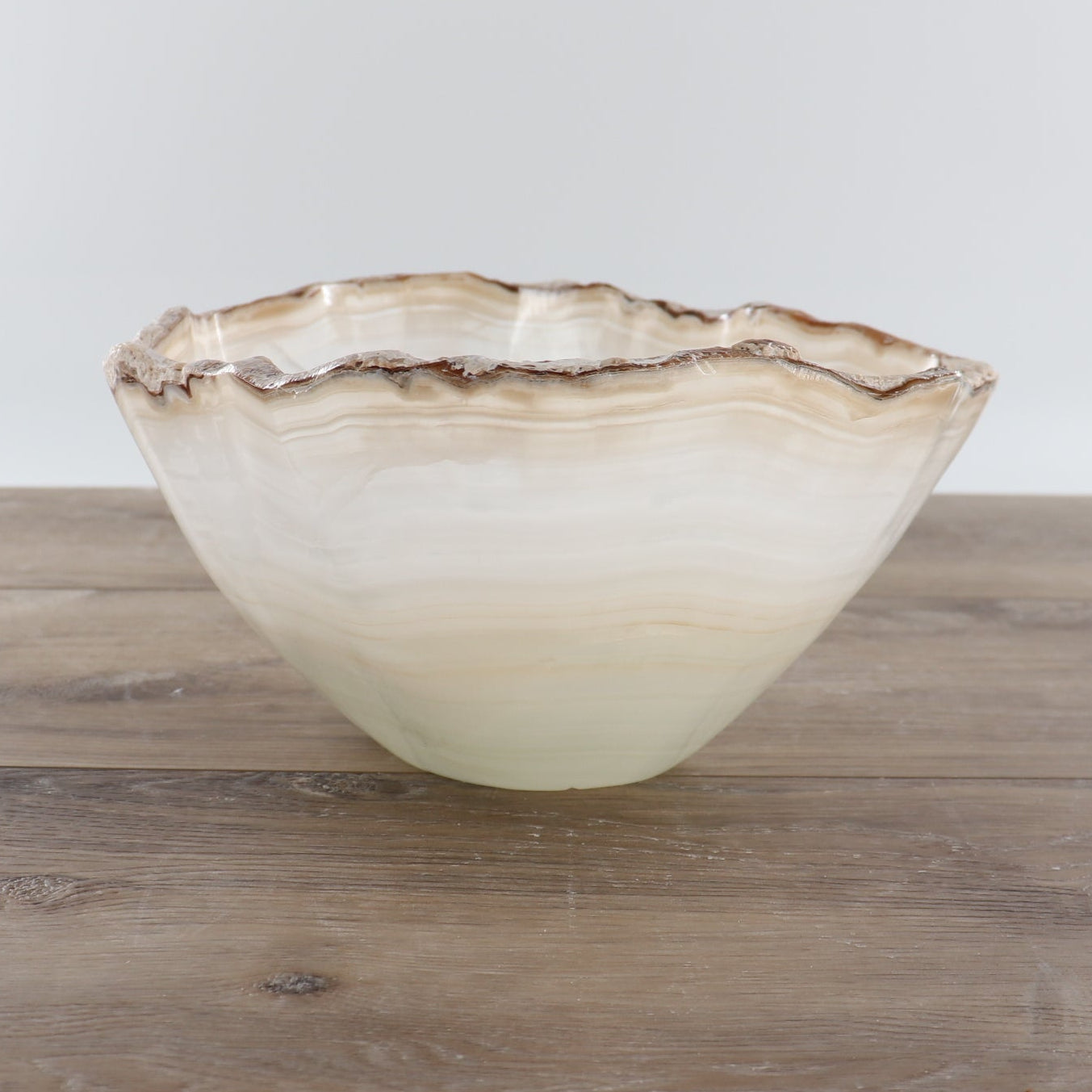 Mexican Onyx/Calcite Bowl 12"
