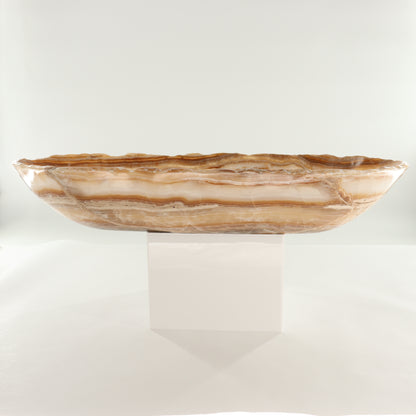 Onyx Canoe Bowl - Expert Wholesale and Supplier of Wholesale Crystals & Bulk Gemstones, ["Bowls","canoe","Mexico","onyx"]