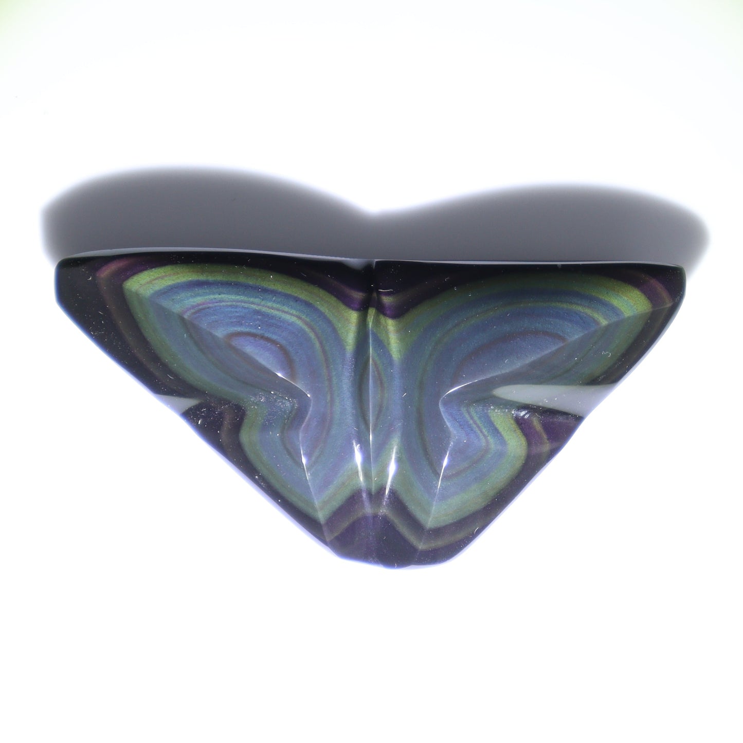 Rainbow Obsidian Butterflies Set of 8 - Expert Wholesale and Supplier of Wholesale Crystals & Bulk Gemstones, ["Butterflies","Butterfly","Mexico","Rainbow Obsidian"]