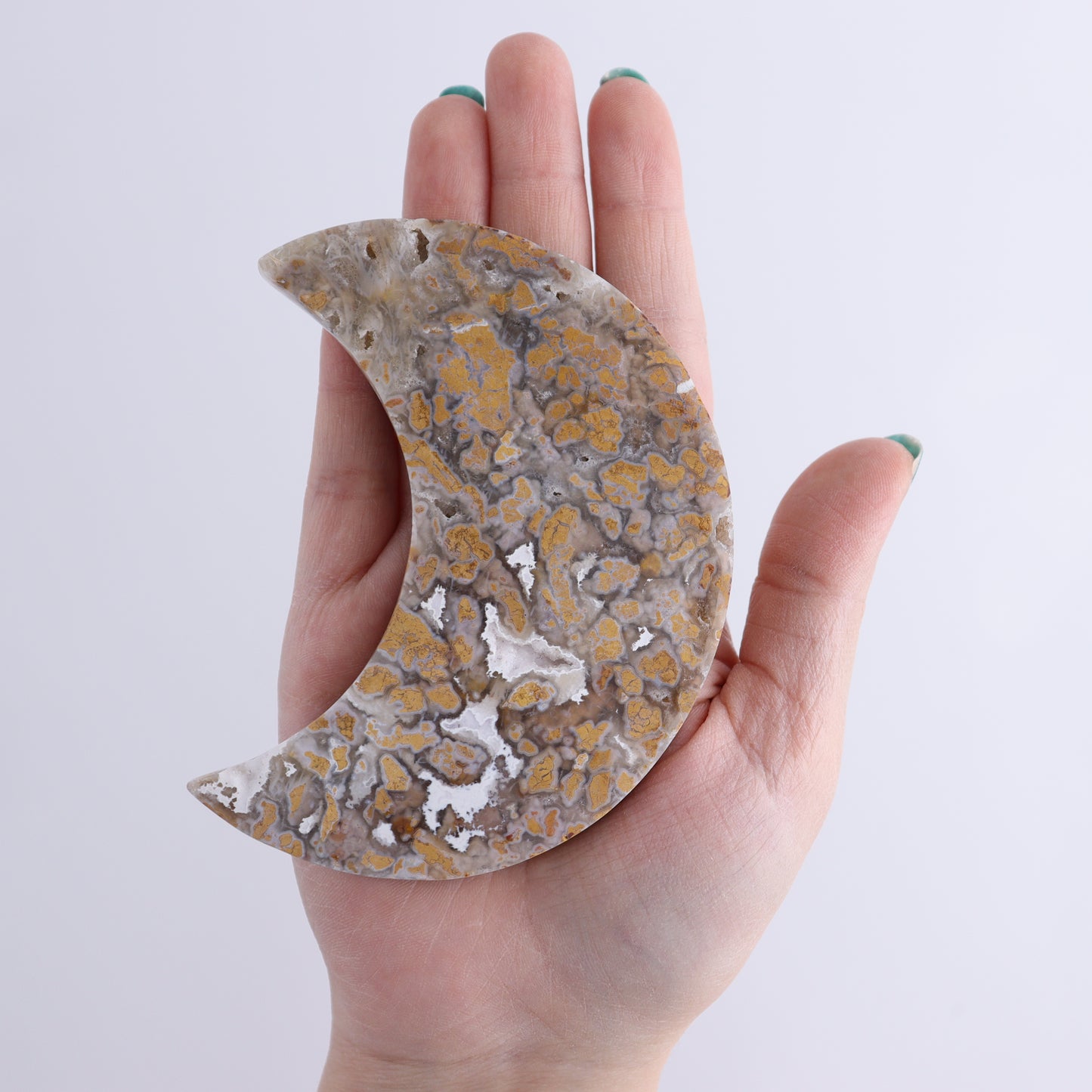 Brecciated Jasper Moons Set of 6 - Expert Wholesale and Supplier of Wholesale Crystals & Bulk Gemstones, ["Brecciated Jasper","Indonesia","moons"]