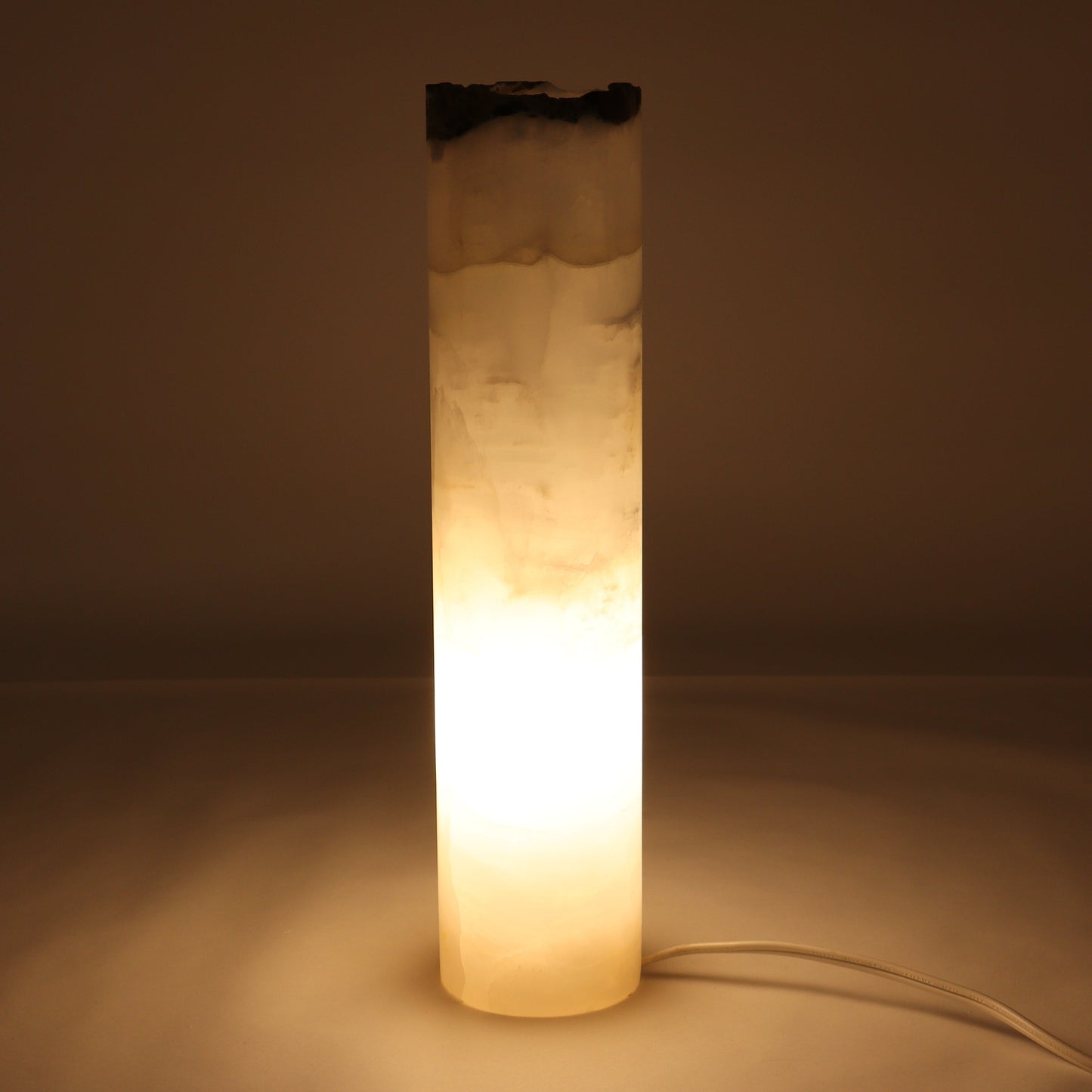 One White Onyx with Stone Edge Lamp Blind - Expert Wholesale and Supplier of Wholesale Crystals & Bulk Gemstones, ["Lamps","Mexico","onyx"]