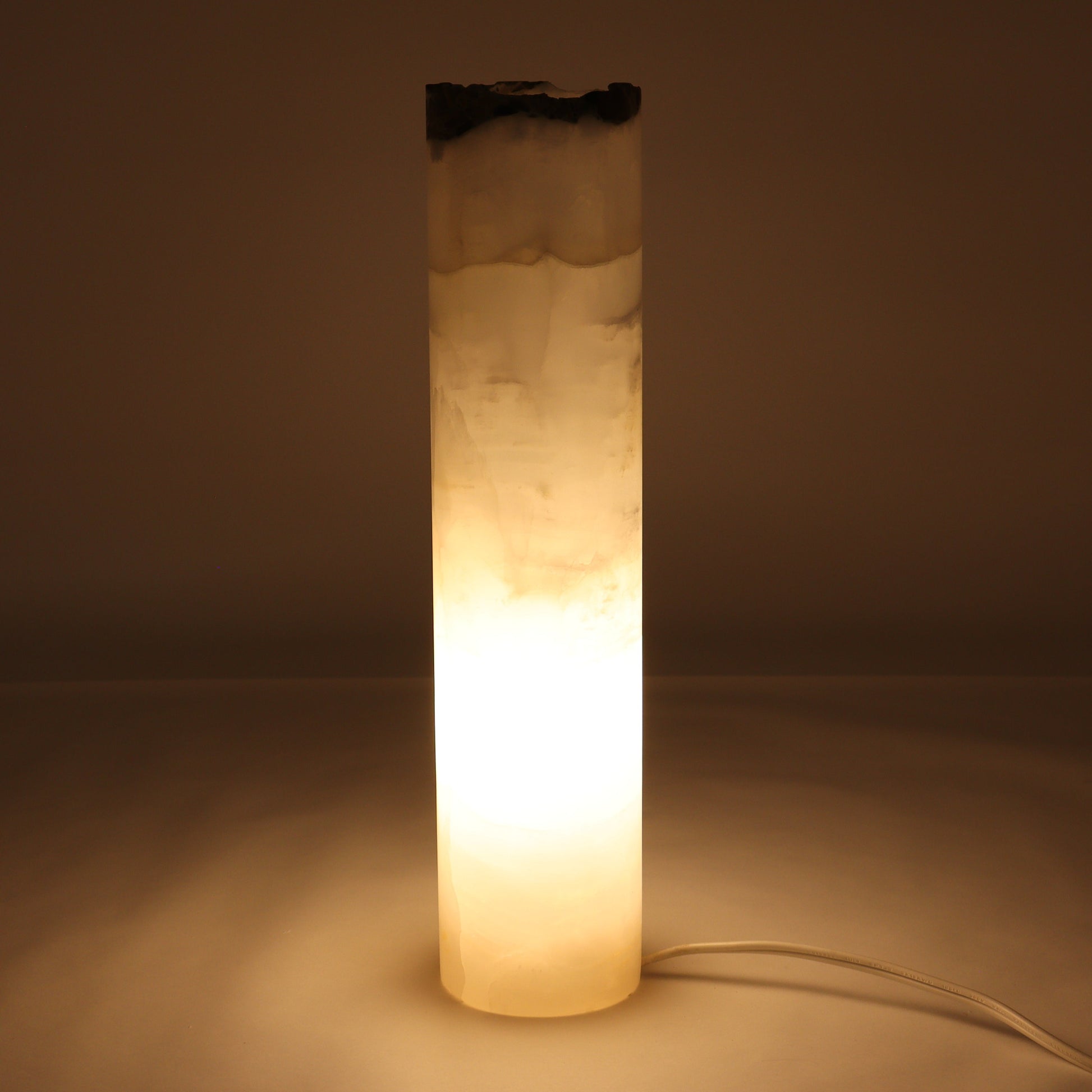 One White Onyx with Stone Edge Lamp Blind - Expert Wholesale and Supplier of Wholesale Crystals & Bulk Gemstones, ["Lamps","Mexico","onyx"]