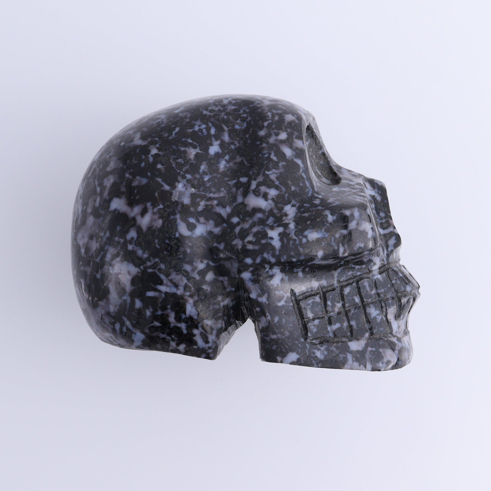 Indigo Gabbro Skull - Expert Wholesale and Supplier of Wholesale Crystals & Bulk Gemstones, ["Indigo Gabbro","Madagascar","Skulls"]
