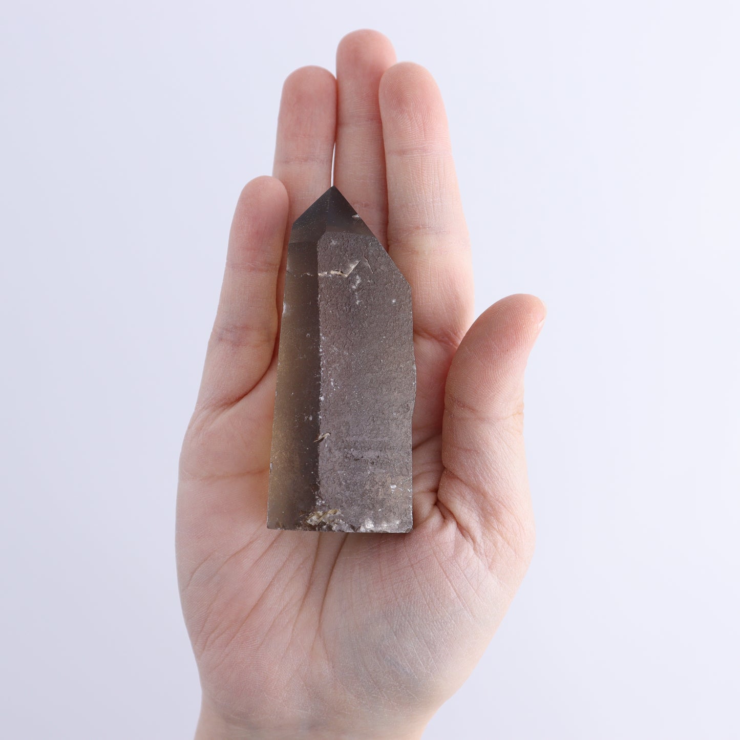 Smoky Quartz Polished Tops Set of 18 - Expert Wholesale and Supplier of Wholesale Crystals & Bulk Gemstones, ["Brazil","close_70","Points","Polished Tip","Quartz","Smoky Quartz"]