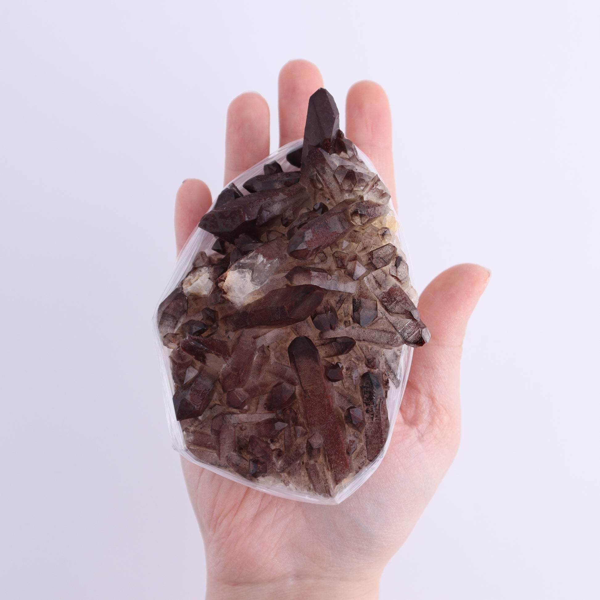 Quartz Hematite Inclusions Flat from Morocco - Expert Wholesale and Supplier of Wholesale Crystals & Bulk Gemstones, ["Flats","Hematite","Morocco","Quartz","Quartz Hematite"]