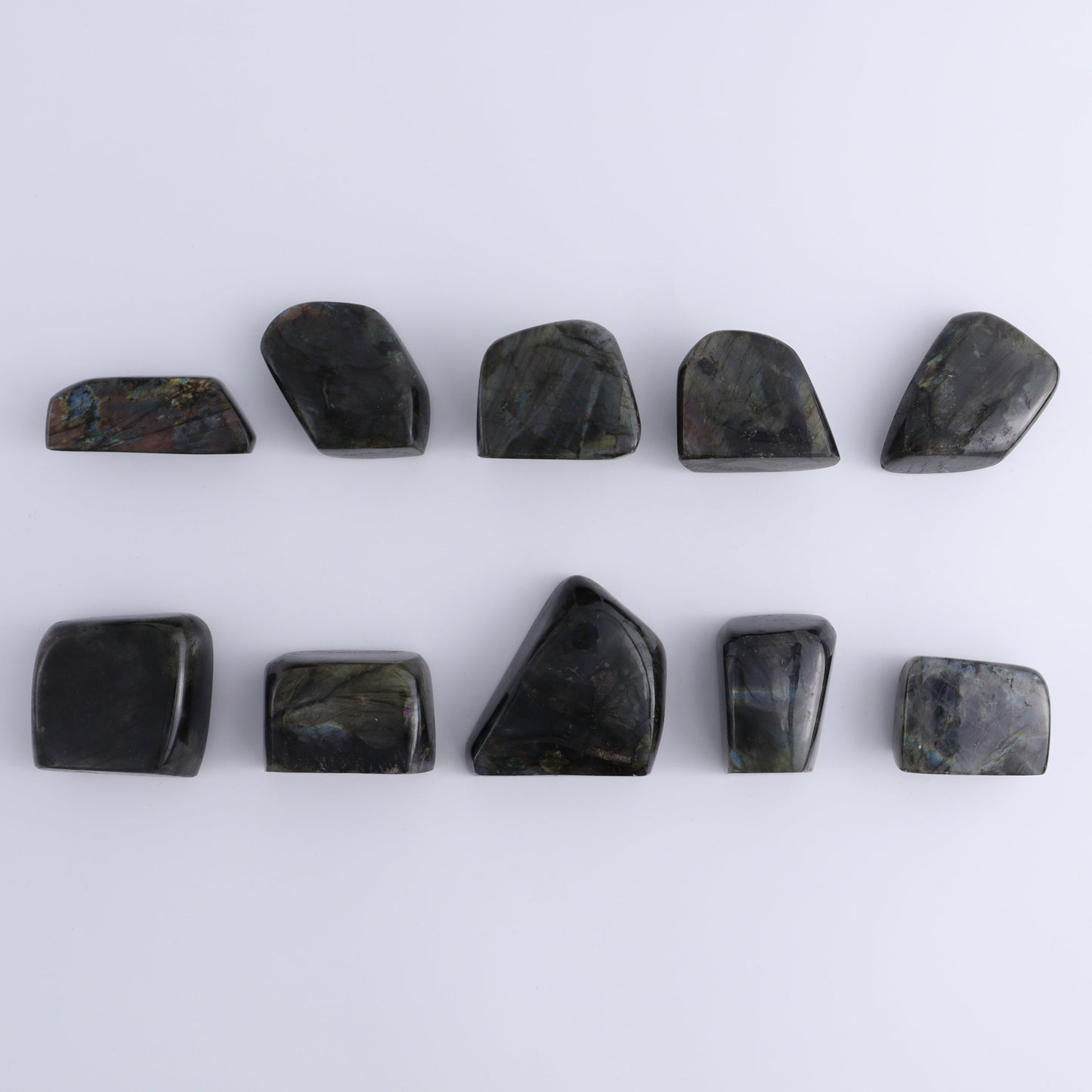 Labradorite Freeform Set of 10 - Expert Wholesale and Supplier of Wholesale Crystals & Bulk Gemstones, ["Freeforms","Labradorite","Madagascar"]
