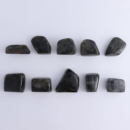 Labradorite Freeform Set of 10 - Expert Wholesale and Supplier of Wholesale Crystals & Bulk Gemstones, ["Freeforms","Labradorite","Madagascar"]