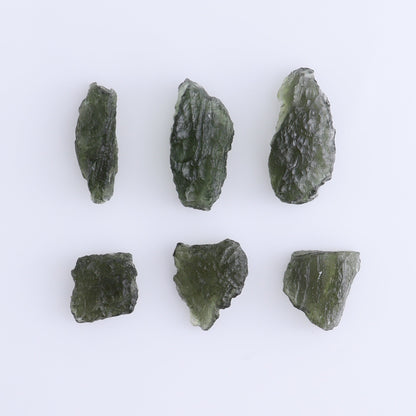 Moldavite Pieces Set of 6 - Expert Wholesale and Supplier of Wholesale Crystals & Bulk Gemstones, ["Czech Republic","Moldavite","Pieces"]