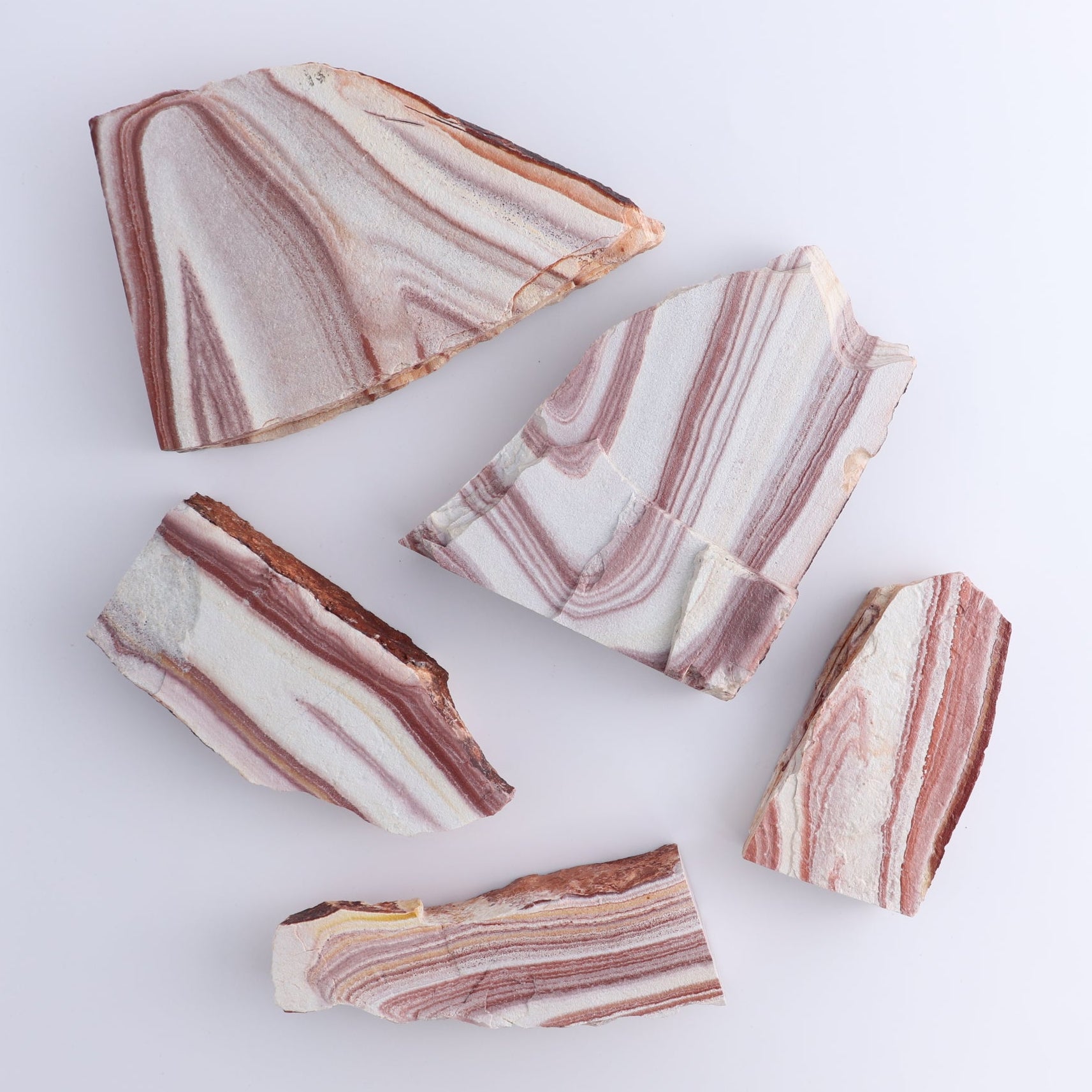 Rhyolite Slabs Set of 5 - Expert Wholesale and Supplier of Wholesale Crystals & Bulk Gemstones, ["Rhyolite","Slices and Slabs"]