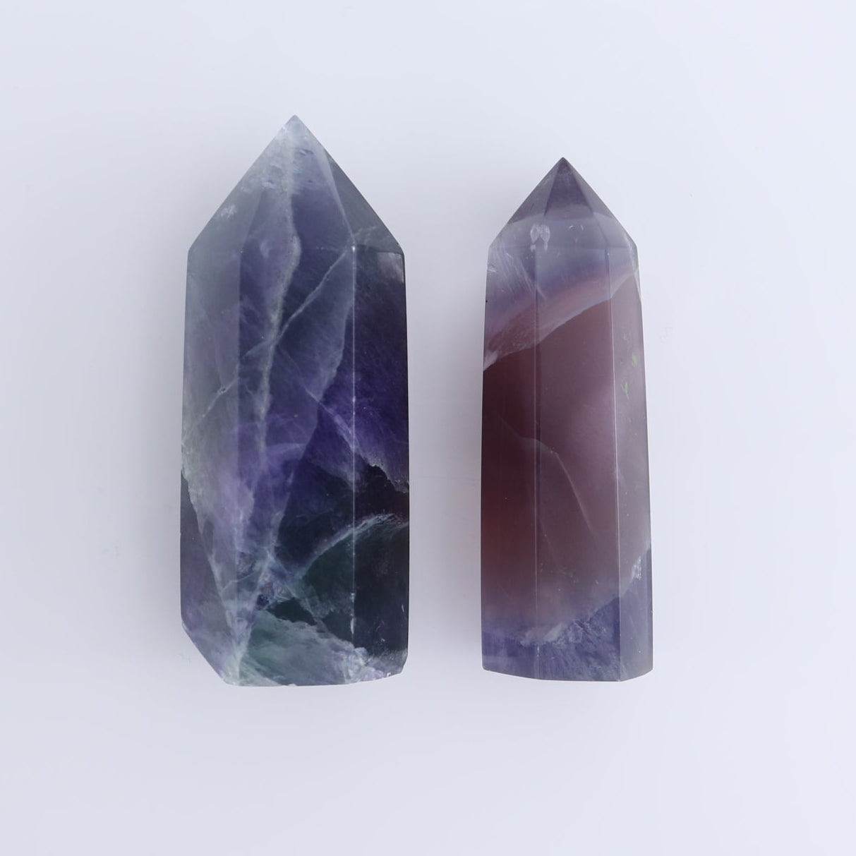 Lavender Fluorite Towers Set of 10