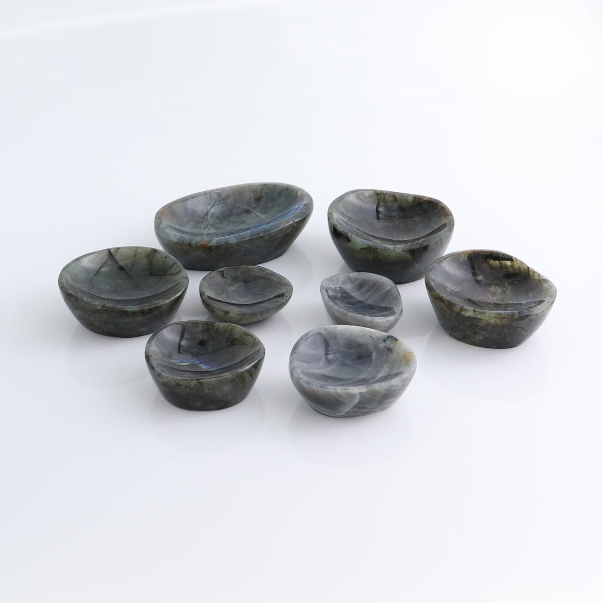 Labradorite Bowls Set of 8
