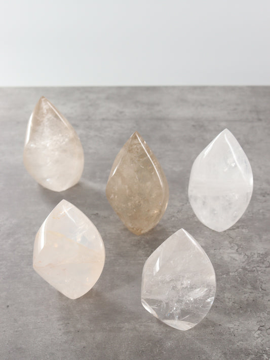 Quartz Flames Set of 5 - Expert Supplier of Wholesale Crystals & Bulk Gemstones