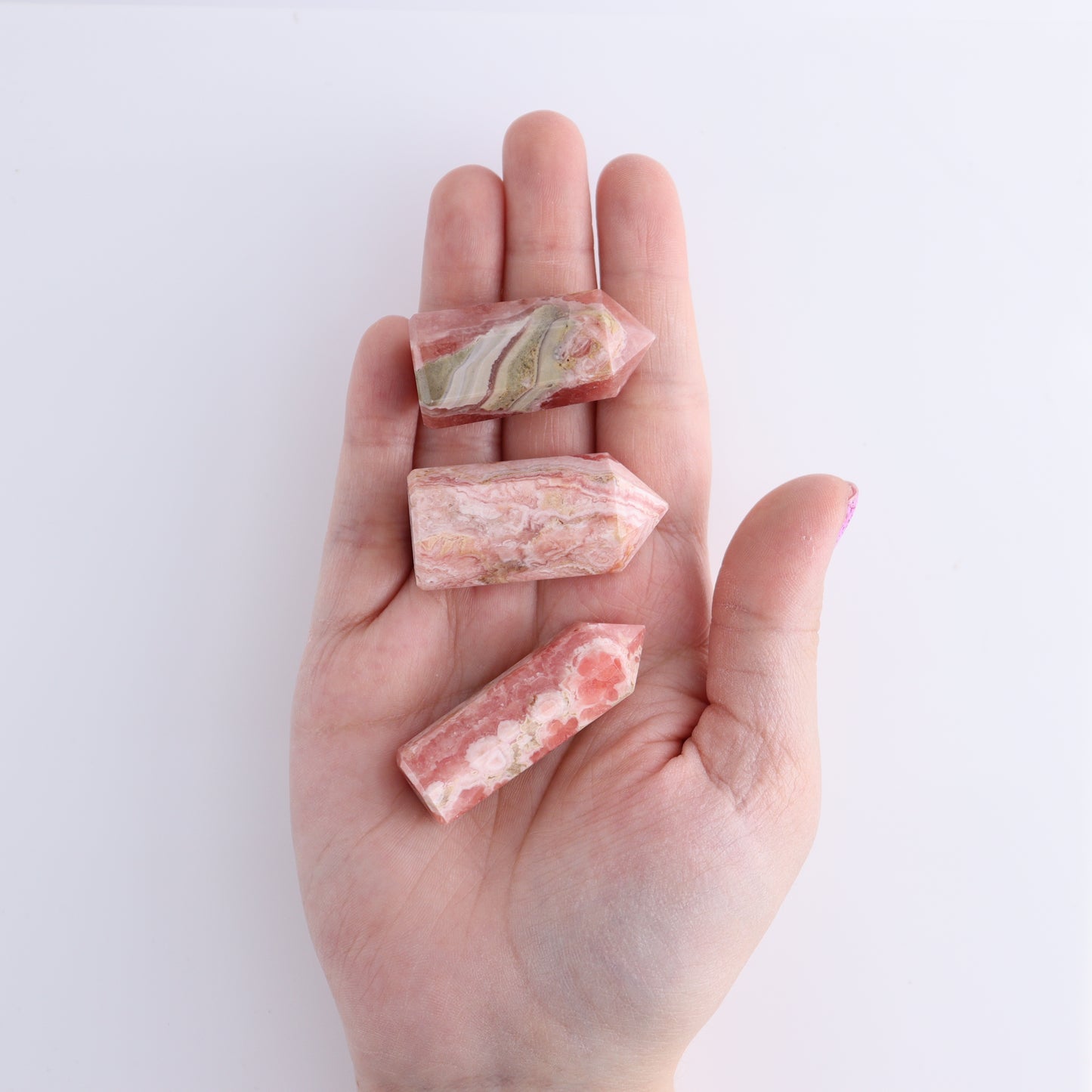 Rhodochrosite Towers Set of 5 - Expert Wholesale and Supplier of Wholesale Crystals & Bulk Gemstones, ["Argentina","Rhodochrosite","Towers"]