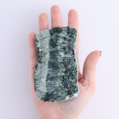 Seraphinite Slices Set of 6 - Expert Wholesale and Supplier of Wholesale Crystals & Bulk Gemstones, ["Russia","Seraphinite","Slices and Slabs"]
