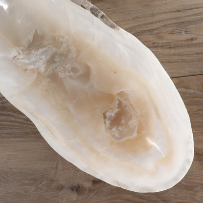 Mexican Onyx/Calcite Canoe Bowl 36"