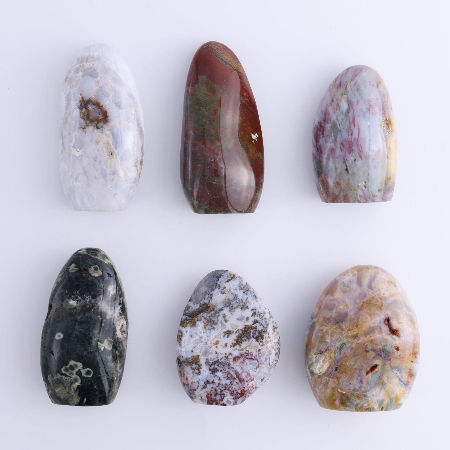 Ocean Jasper Freeform Set of 6 - Expert Wholesale and Supplier of Wholesale Crystals & Bulk Gemstones, ["Freeforms","jasper","Ocean Jasper"]