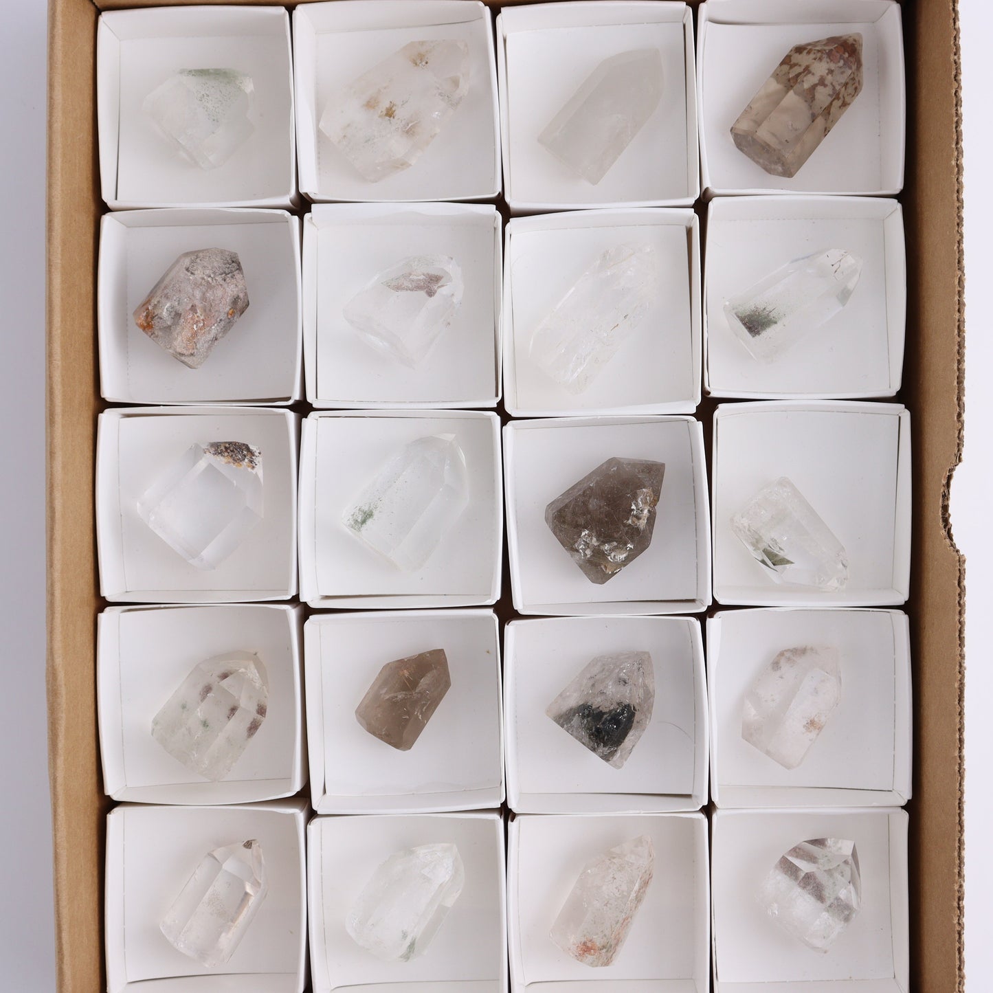 Garden Quartz Towers Set of 20 - Expert Wholesale and Supplier of Wholesale Crystals & Bulk Gemstones, ["Garden Quartz","Quartz","Towers"]