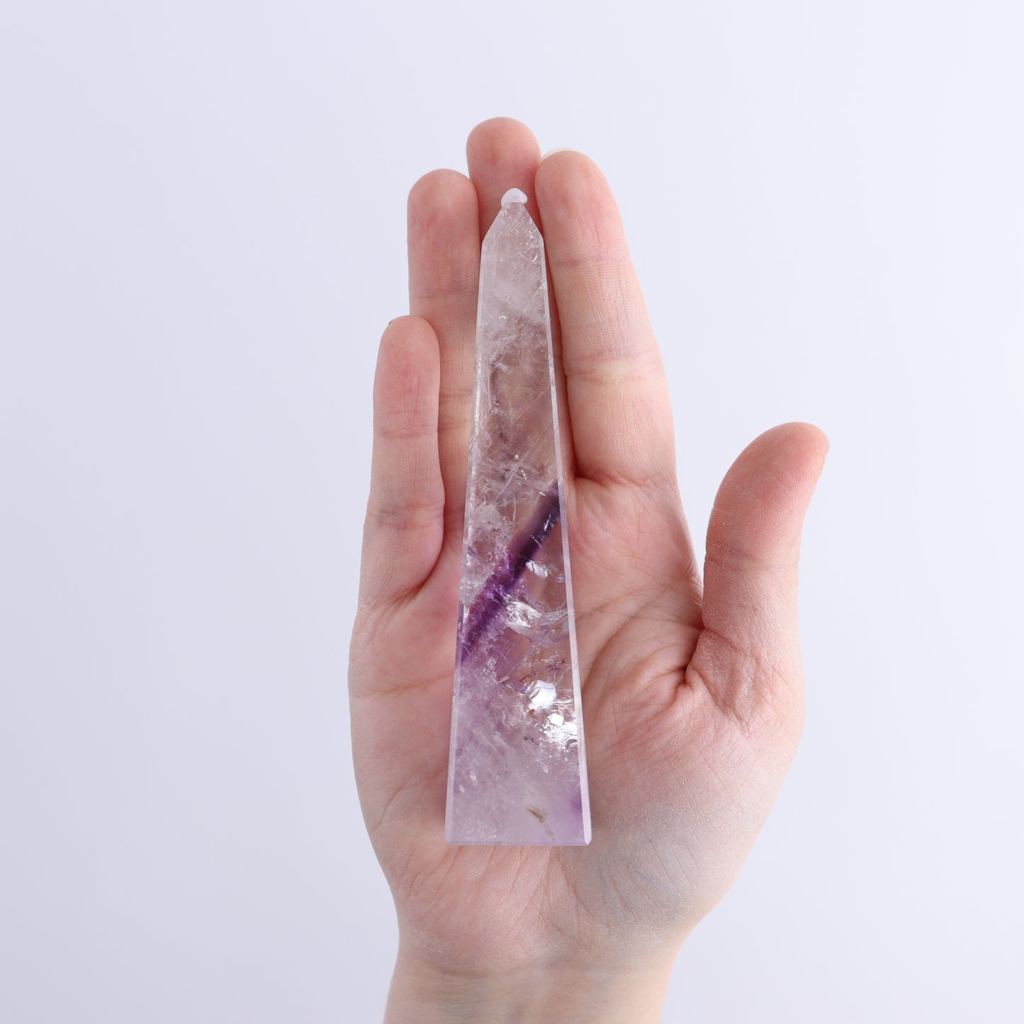 Amethyst Obelisks Set of 6 - Expert Wholesale and Supplier of Wholesale Crystals & Bulk Gemstones, ["Amethyst","Brazil","Obelisk"]