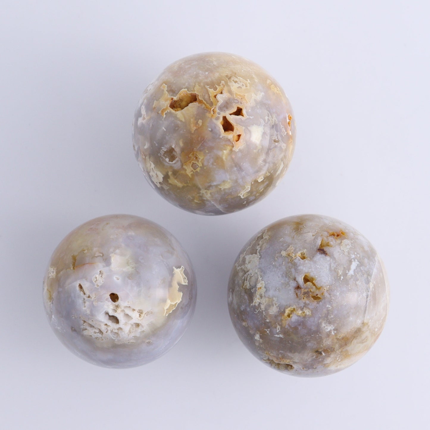 Agate Spheres Set of 9 - Expert Wholesale and Supplier of Wholesale Crystals & Bulk Gemstones, ["Agate","Madagascar","Spheres"]