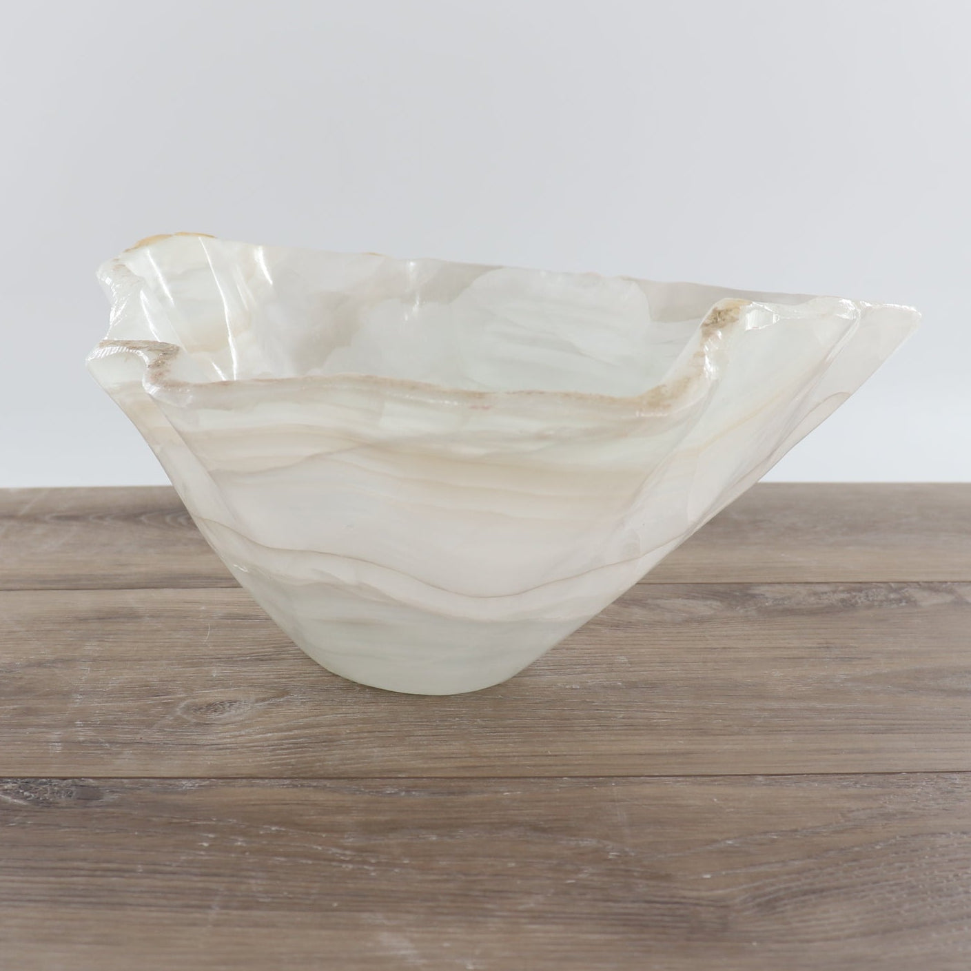 Mexican Onyx/Calcite Bowl 15"