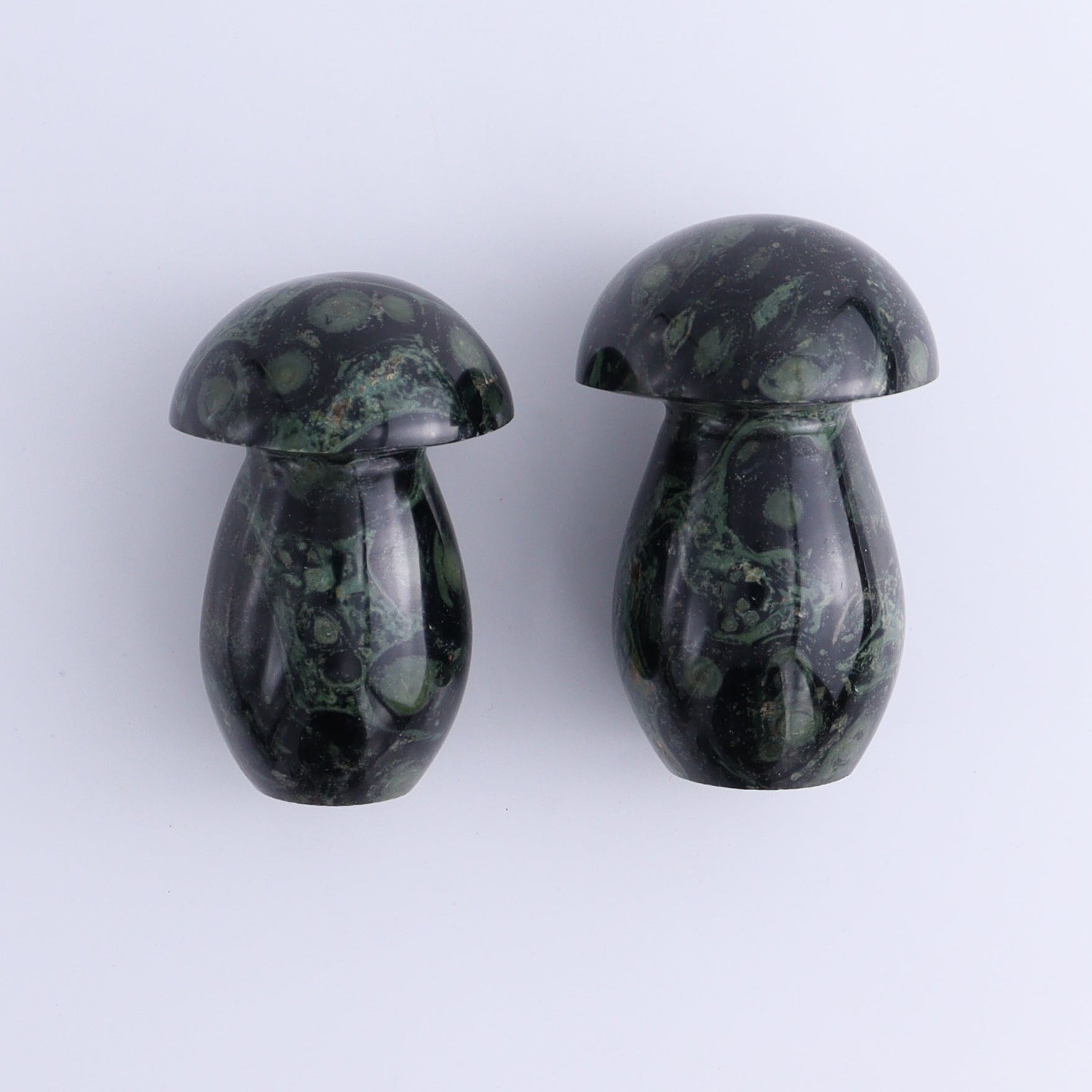 Kambaba Jasper Mushrooms Set of 7 - Expert Wholesale and Supplier of Wholesale Crystals & Bulk Gemstones, ["Kambaba Jasper","Madagascar","Mushrooms"]