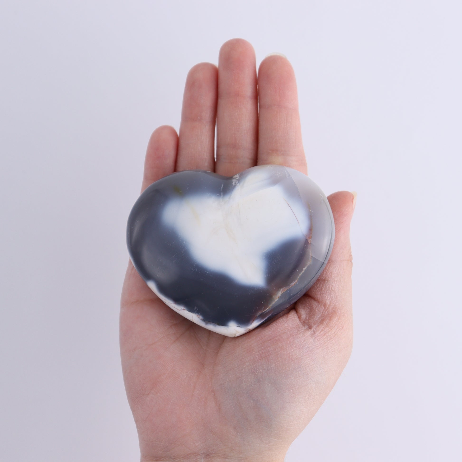Orca Agate Hearts Set of 6 - Expert Wholesale and Supplier of Wholesale Crystals & Bulk Gemstones, ["Hearts","Madagascar","Orca Agate"]