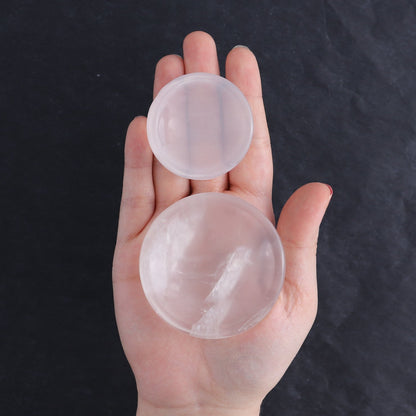 One Small Glass Cat Eye White Bowl