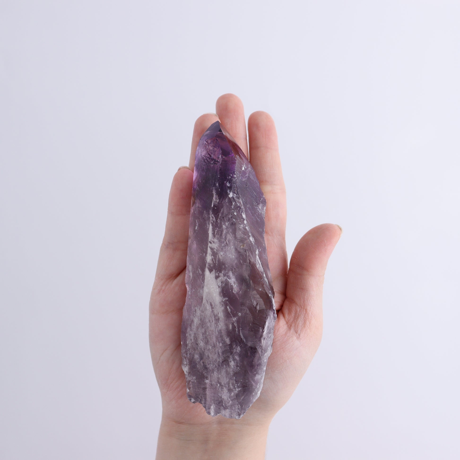 Amethyst Polished Tips Set of 5 - Expert Wholesale and Supplier of Wholesale Crystals & Bulk Gemstones, ["Amethyst","Polished Tip"]