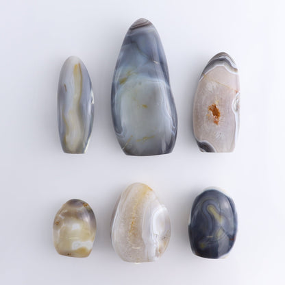 Agate Freeform Set of 6