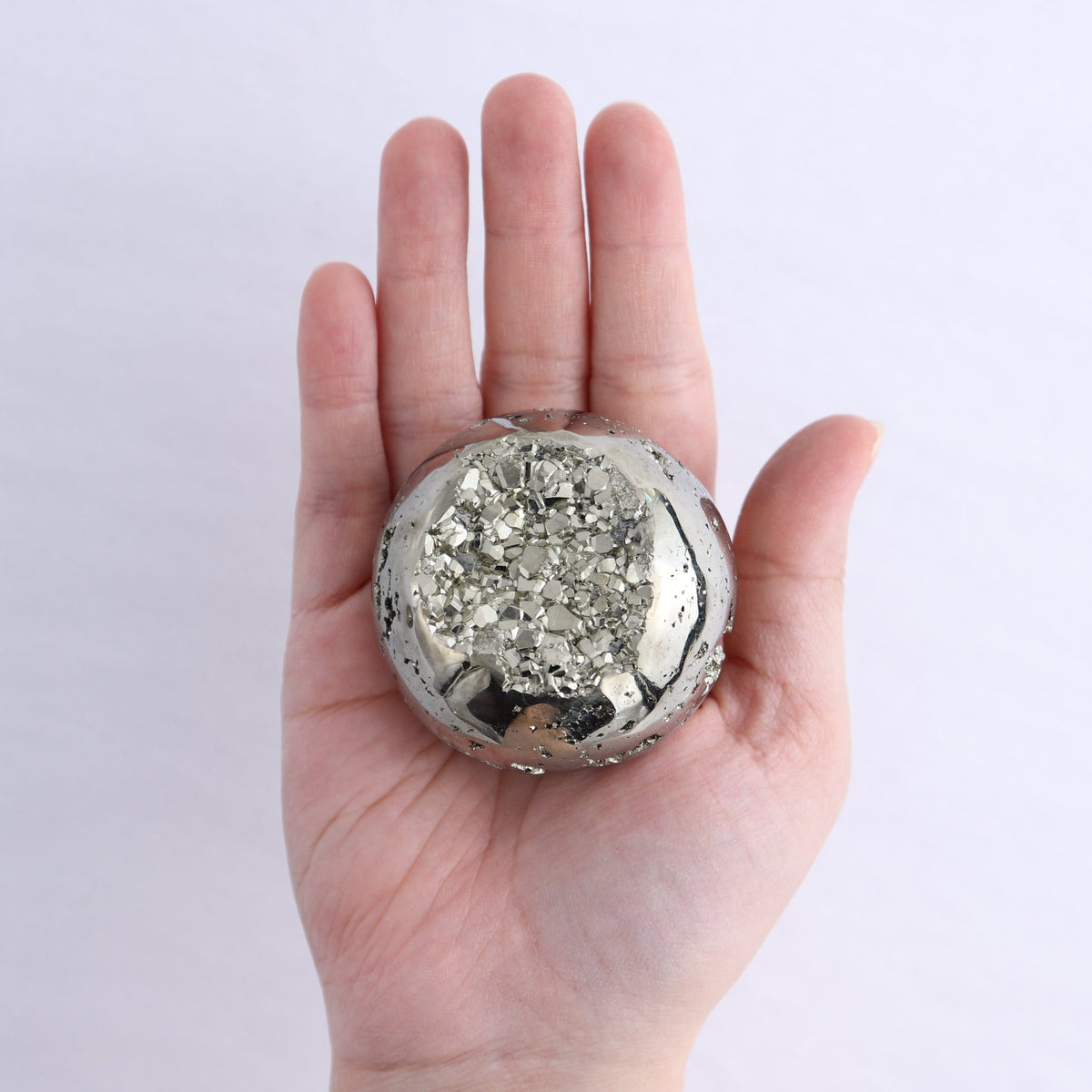 Pyrite Spheres Set of 4