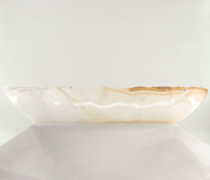 Onyx Canoe Bowl - Expert Wholesale and Supplier of Wholesale Crystals & Bulk Gemstones, ["Bowls","canoe","Mexico","onyx"]