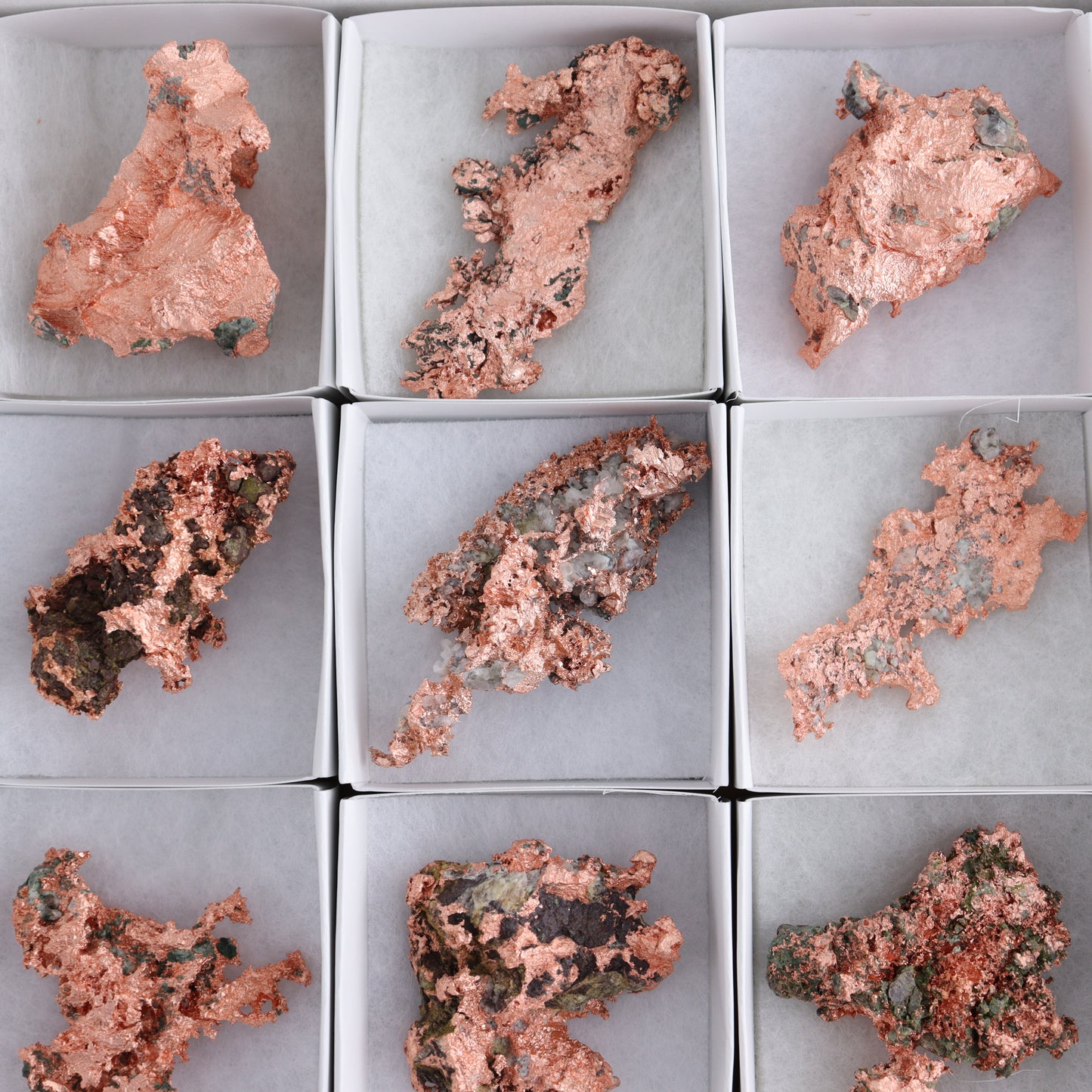 Copper Flat of 12 - Expert Wholesale and Supplier of Wholesale Crystals & Bulk Gemstones, ["copper","Freeforms","United States"]