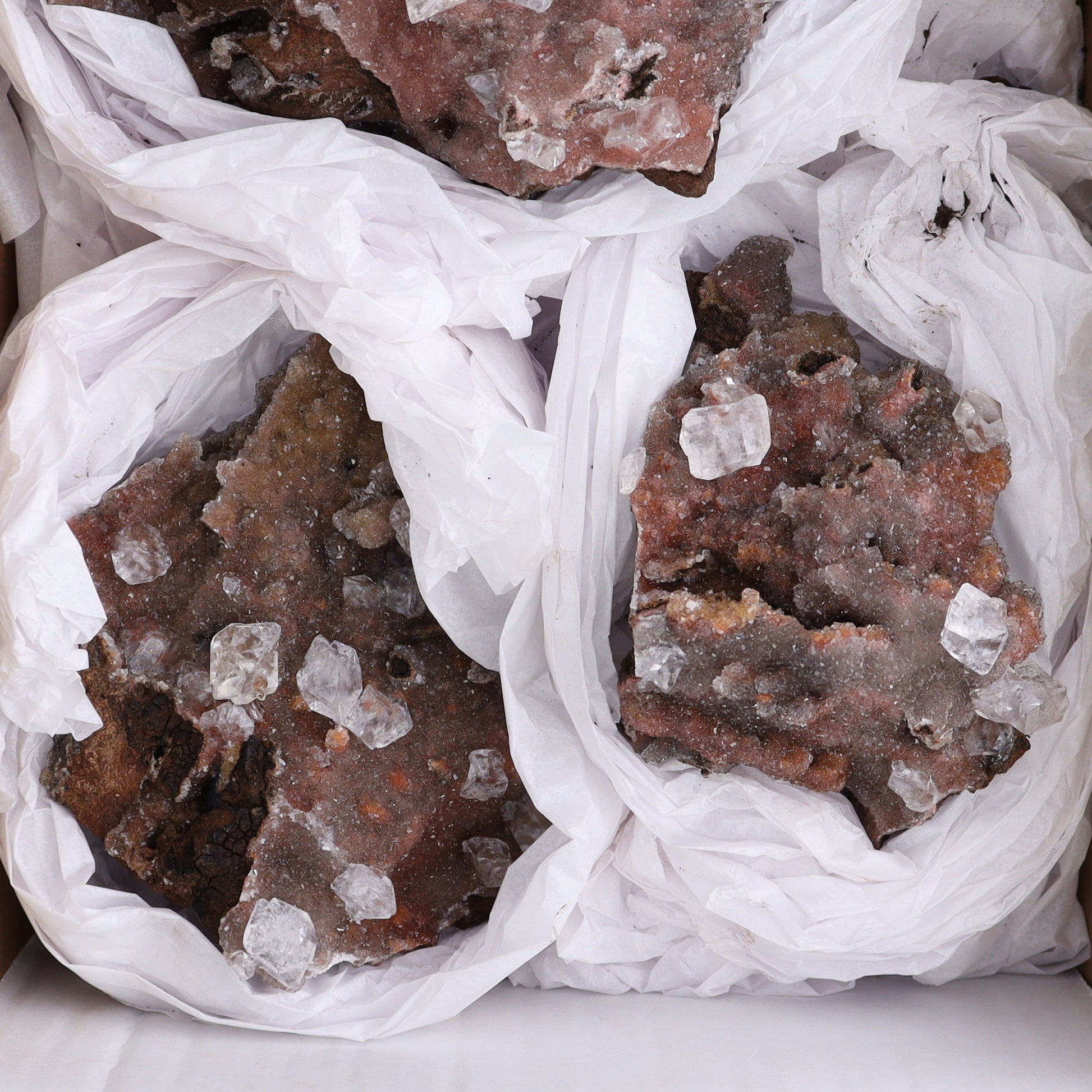 Calcite Clusters from Santa Eulalia Flats - Expert Wholesale and Supplier of Wholesale Crystals & Bulk Gemstones, ["Calcite","Mexico","Santa Eulalia Calcite"]