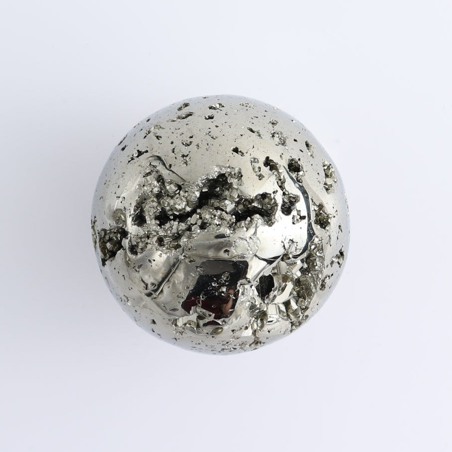 Pyrite Spheres Set of 4