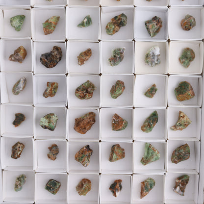 Chrome Chalcedony Flat of 55 - Expert Wholesale and Supplier of Wholesale Crystals & Bulk Gemstones, ["Chalcedony","Chrome Chalcedony"]