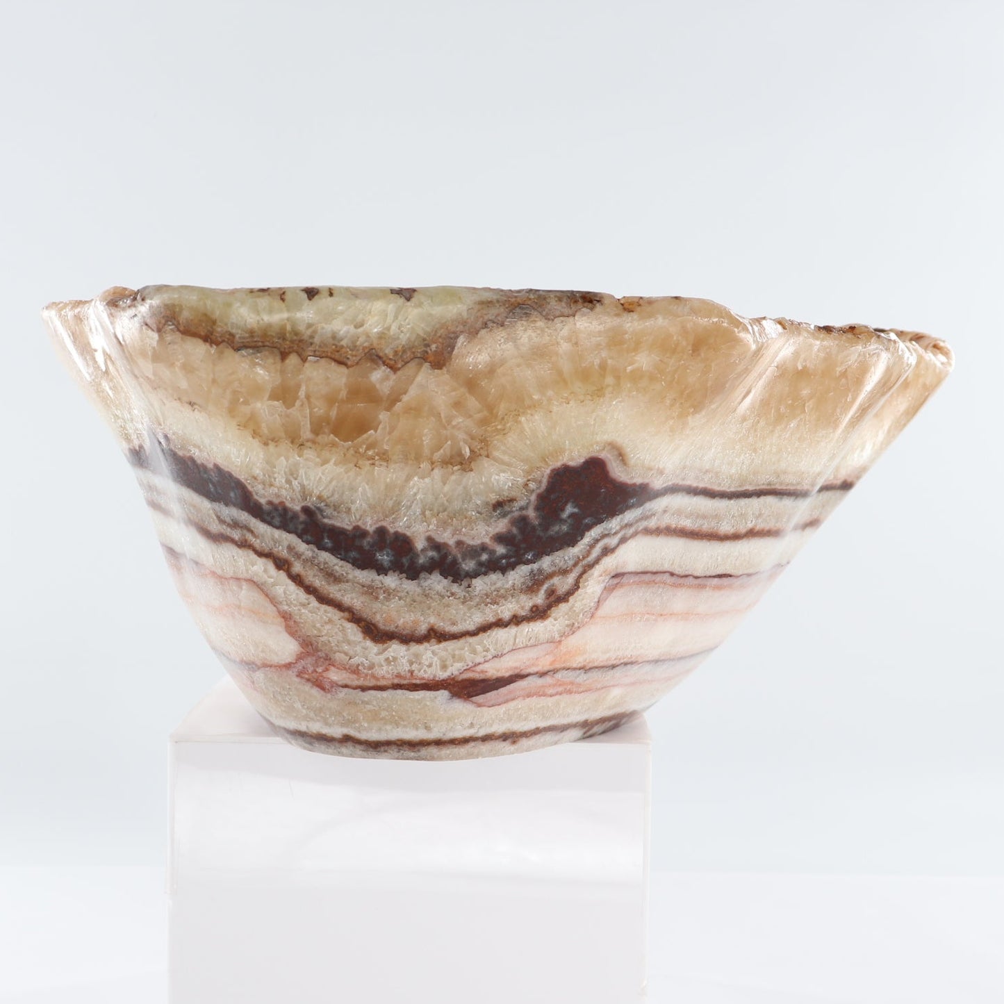 Mexican Onyx/Calcite Bowl - Expert Wholesale and Supplier of Wholesale Crystals & Bulk Gemstones, ["Bowls","Calcite","Mexico","onyx"]