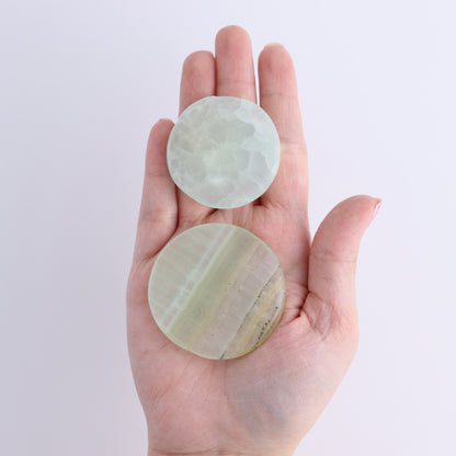 One Pistachio Calcite Flat Stone - Expert Wholesale and Supplier of Wholesale Crystals & Bulk Gemstones, ["Calcite","Flat Stone","Pakistan","Pistachio Calcite"]