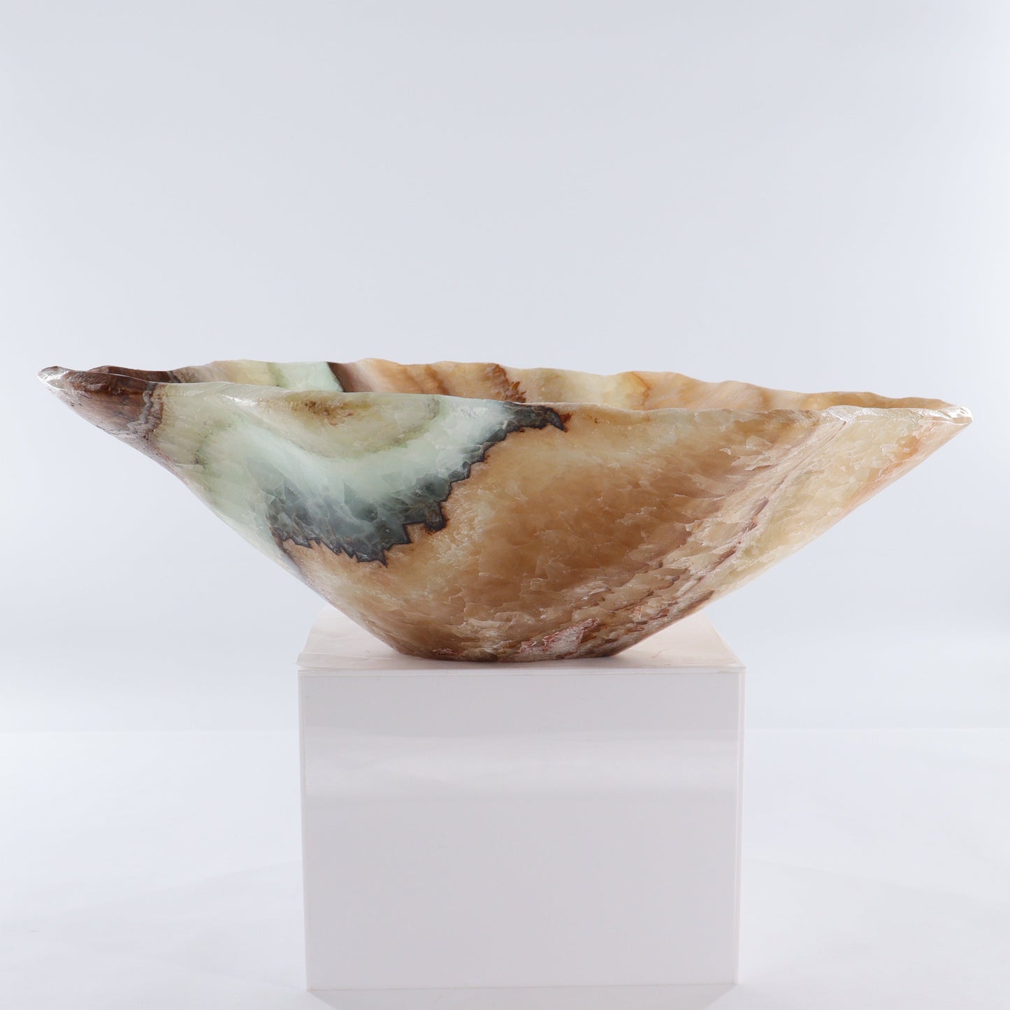 Mexican Onyx/Calcite Bowl - Expert Wholesale and Supplier of Wholesale Crystals & Bulk Gemstones, ["Bowls","Calcite","Mexico","onyx"]