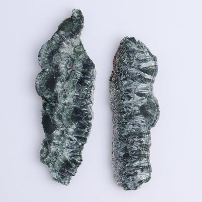 Seraphinite Slices Set of 4 - Expert Wholesale and Supplier of Wholesale Crystals & Bulk Gemstones, ["Seraphinite","Slices and Slabs"]