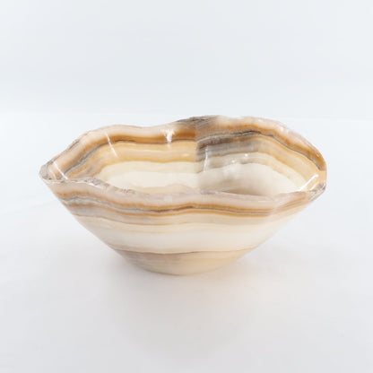 Mexican Onyx/Calcite Bowl 12"