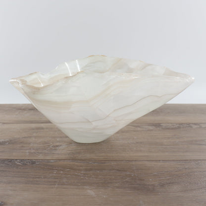 Mexican Onyx/Calcite Bowl 15"
