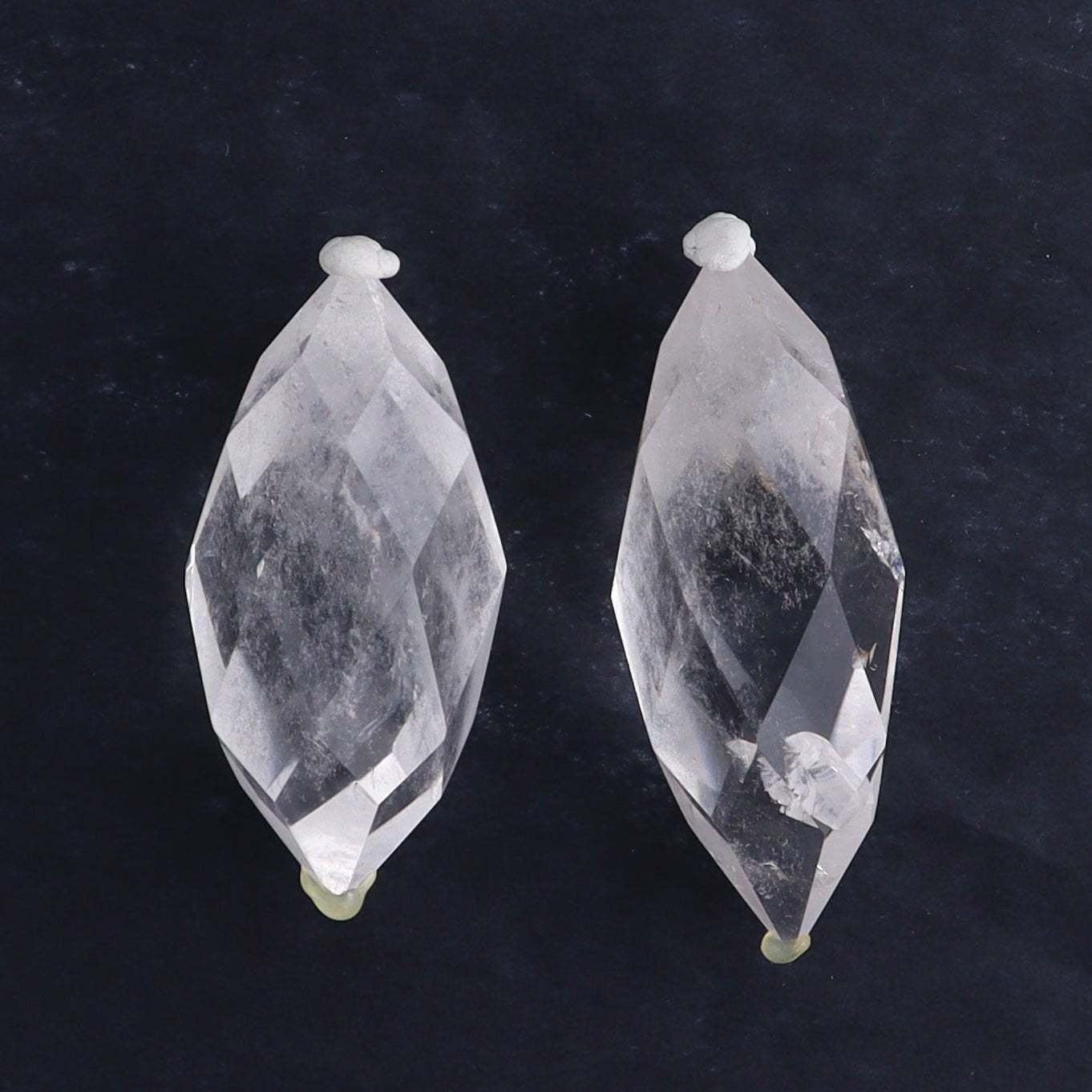 Quartz Faceted Double Points Set of 10 - Expert Wholesale and Supplier of Wholesale Crystals & Bulk Gemstones, ["Brazil","Clear Quartz","Mixed Carvings","Quartz"]