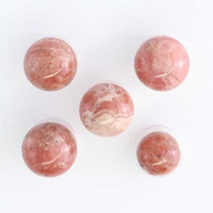 Rhodochrosite Spheres Set of 11 | Mi Esperanza Minerals | Supplier of Crystals and Onyx