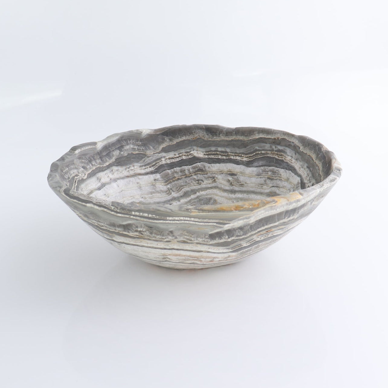 Mexican Onyx/Calcite Bowl 10"