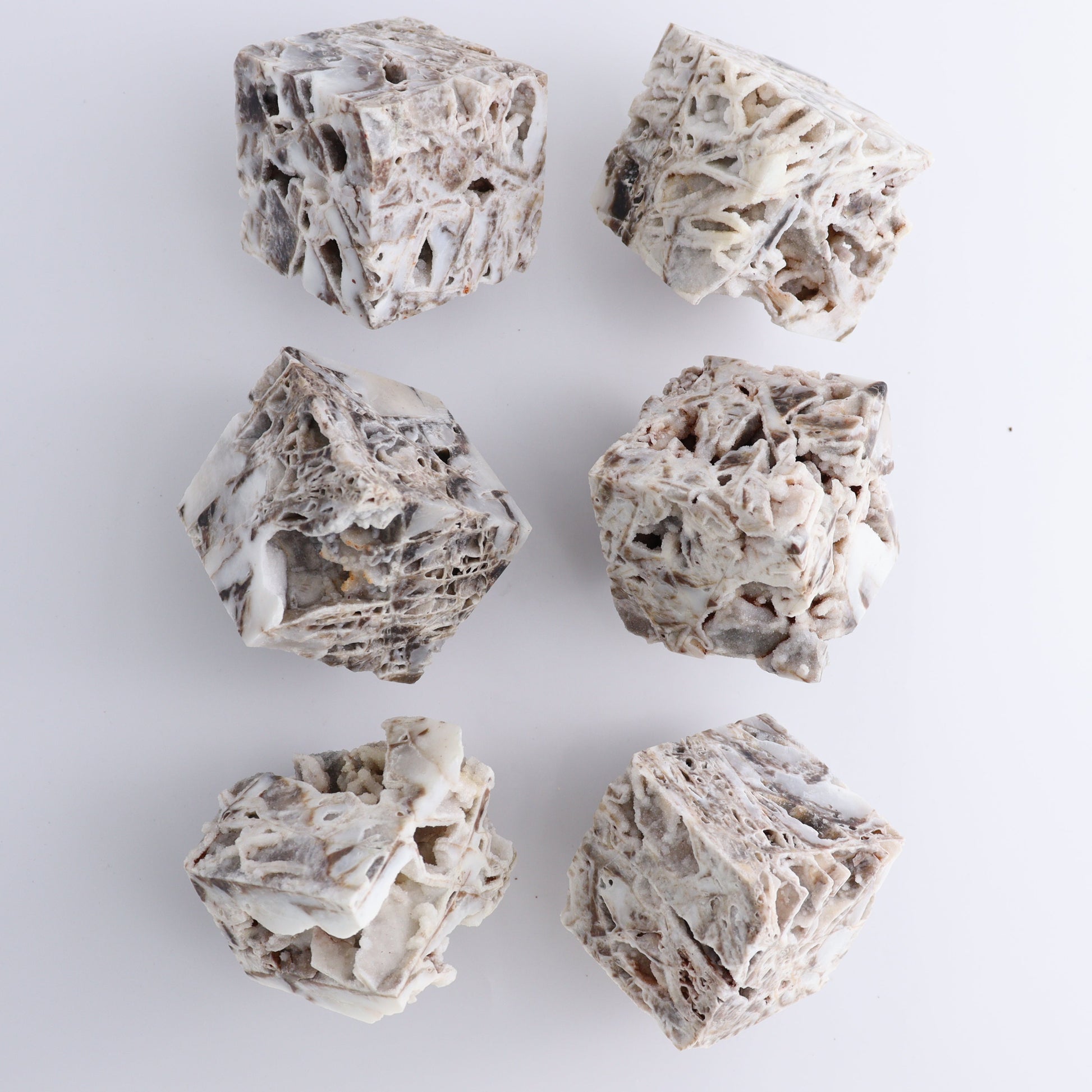 Sphalerite Cubes Set of 6 - Expert Wholesale and Supplier of Wholesale Crystals & Bulk Gemstones, ["Cubes","Peru","sphalerite"]