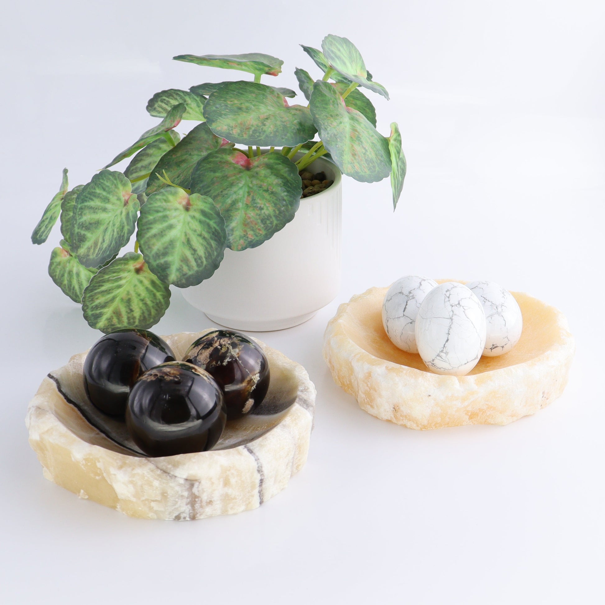 One Mexican Onyx/Calcite Yellow Zebra Rustic Bowl - Expert Wholesale and Supplier of Wholesale Crystals & Bulk Gemstones, ["bowl","Calcite","Catalog Onyx","Decorative Dish","Mexico","onyx"]